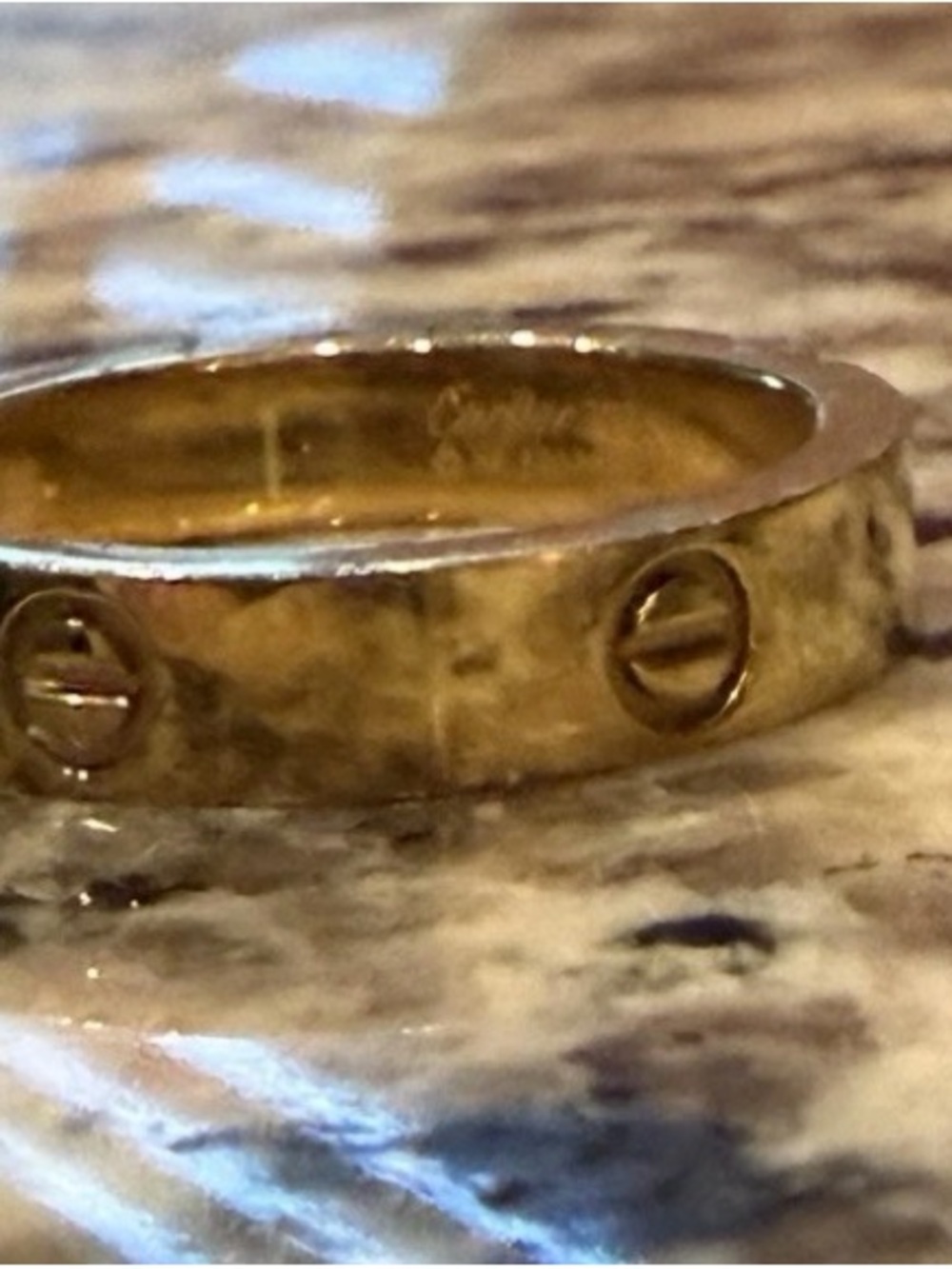 Cartier Yellow-Gold 18k, Size 6, Love Band Ring - Picture 4 of 5